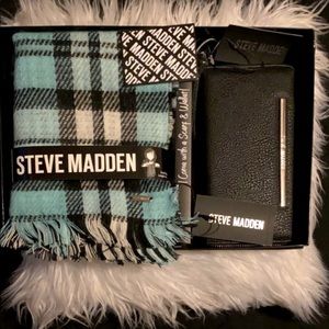 Steve Madden Scarf and Wristlet Set